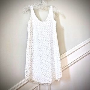 Soprano White Lace Mini Dress XS